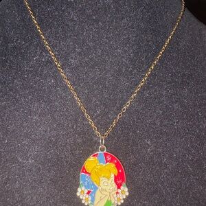 New Gold Tinkerbell Pendant Necklace